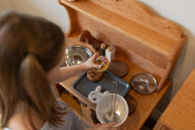 Load image into Gallery viewer, Cherry Hardwood Play Kitchen - Handmade in Canada
