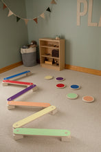 Load image into Gallery viewer, Rainbow Wooden Balance Beams

