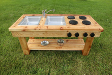 Load image into Gallery viewer, Simple Mud Kitchen (with shelf)
